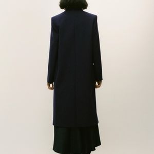 ZW Collection Minimalist Wool Blend Coat