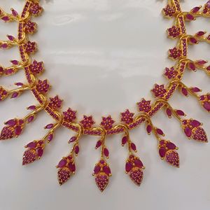 New Ruby Stone Necklace