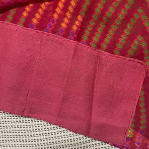 Mixed Colour Bandhani Saree