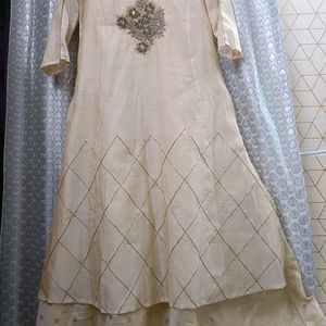 Branded Ethnic Kurta Gown With Full Length Inner