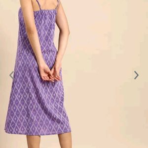 Noodle Strap A-Line Dress