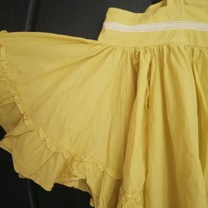 Yellow  Off shoulder Sundress