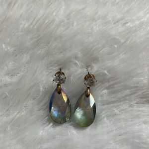 Multicolored Diamond Ear Tops