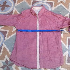 Pink Rich Fabric Shirt