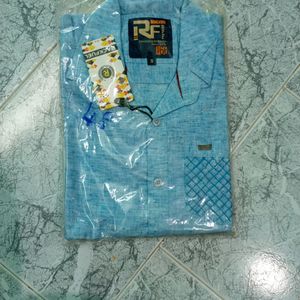 RF Mens Shirt Blue Color Size S