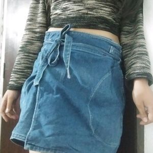 CUTE DENIM JEANS SKIRT!!!!🌷