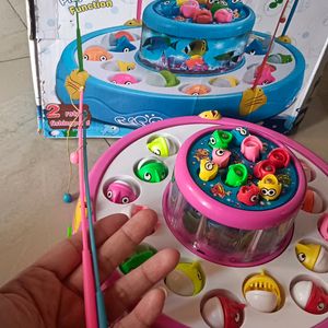 Double Layer Fishing Game For Kids