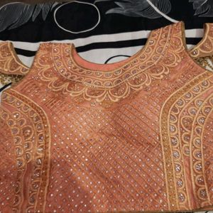 Lehenga Peach