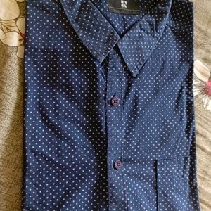 Micro Design Blue Shirt