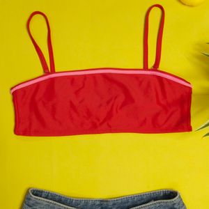 Red Brallete / Swim Top