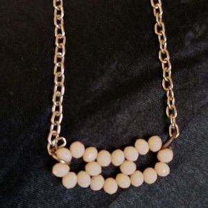 Peach Beads Necklace