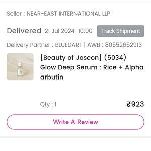 Beauty Of Joseon Glow Deep Serum Rice Alpha Arbuti