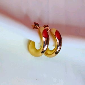 18k Gold Plated Classic C Hoops