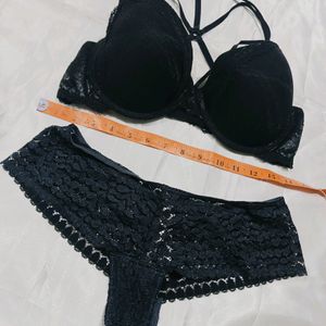 Imported 💖 Sparkling Bra Thong Penty Set