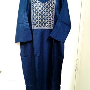 Sequence Work Stitched Reyon Kurta