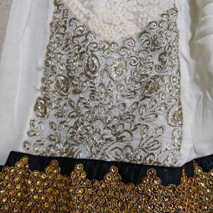 Beaded Yoke Anarkali Suit / Kurta Set