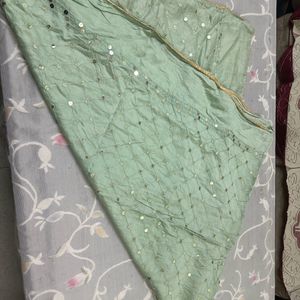 Pista Colour Dupatta