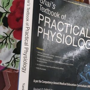 CL Ghai Practical Physiology Textbook 10th Edition