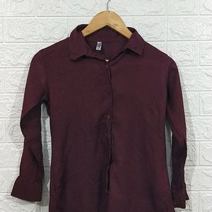 Women Maroon Top| Bust 34| Length 22