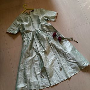 SAAKI BRAND New Green Flared Dress