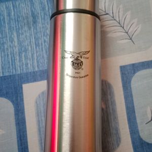 New Steel Vacuum Flask With Pouch Bag