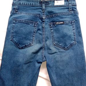 High Waist Denim Pant