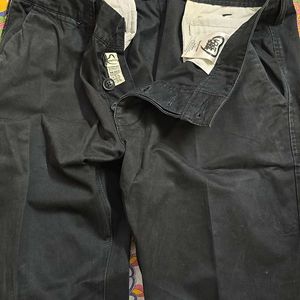 Being Human 34inch Black Cotton Trouser