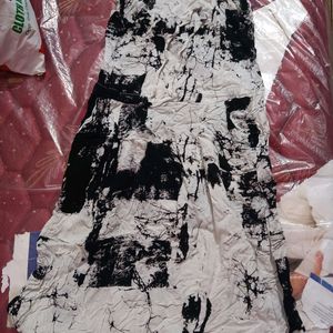 Black and White A-line Dress... Make Offer