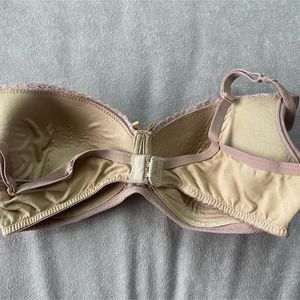 Beige Color Light Padded T-shirt Bra