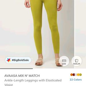 Aavaasa Olive Leggings For Sale