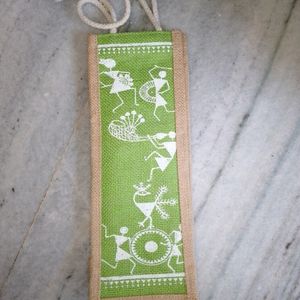 Warli Print Bottle Bag