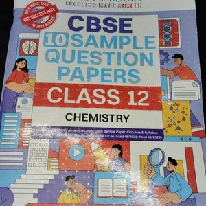 10 Sample Papers With Solution Class 12 CBSE Board