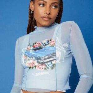 Forever 21 Mesh Top (Hotwheels)