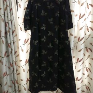 Black Kurta Little Fade