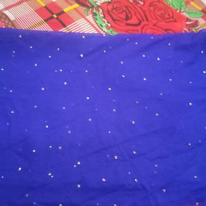 Beutiful Blue Saree