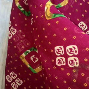 Bandhani Style Saree