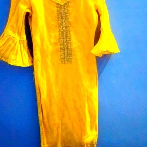 Yellow Kurti