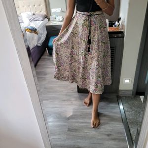 Sassafras Midi Skirt With Flare