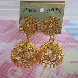 New Golden Jhumka Small