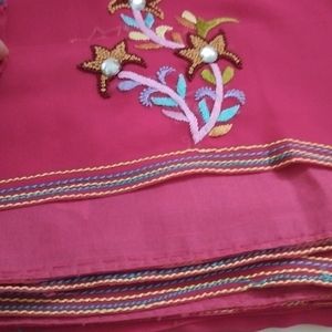 FRENCH KNOT WORK SAREE