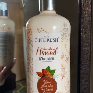 The Pink Rush Almond Body Lotion!