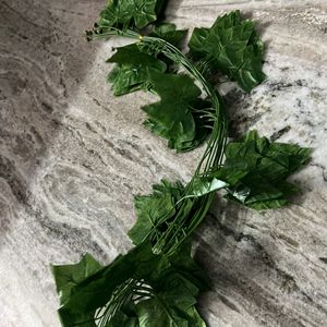 Artifical Garland For Decoration Green Leaves