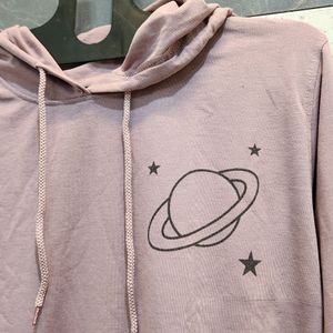 Cute Onion Pink Hoodie With Cap