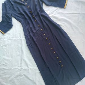 Dark Blue Women's Kurti