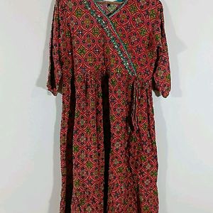 Multicolour Printed Kurta