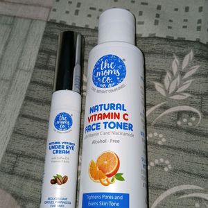 Face Toner And Under Eye Cream