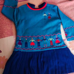 4 Woolen Frock Skirt Top Combo