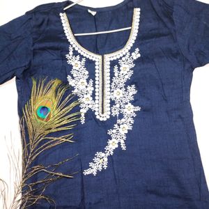 Women Beautiful Blue Kurta 😍