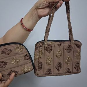 Set of 2 Handmade Pouches