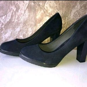 Ajio Pumps With Block Heels